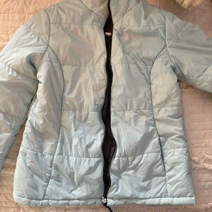 New never worn without tags pale zip up jacket